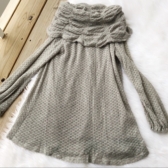 Ryu Dresses & Skirts - RYU Anthropologie Cowl Neck Sweater Dress